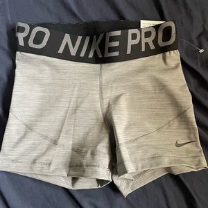 Light grey Nike shorts Size S